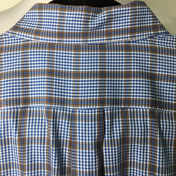 Peter Millar Men's Plaid Button Down Long Sleeve Shirt Size XL - Picture 9 of 13